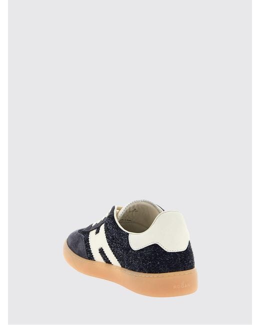 Hogan White Cool Leather And Suede Sneakers With H Logo And Rubber Sole for men