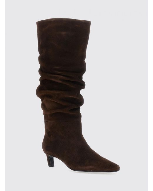 Alohas Brown Flat Ankle Boot