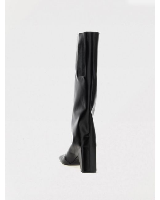 Coperni Black Bridge Leather Boot