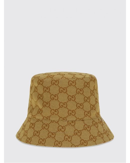 Gucci Green Gg Monogram Jacquard Cotton Bucket Hat