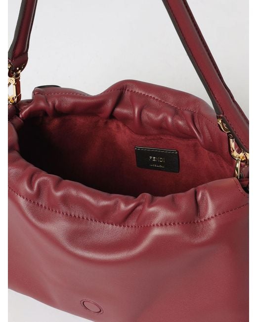 Fendi Purple Mamma Baguette Medium Bag