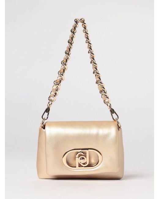 Liu Jo Natural Lapuffy Faux Leather Bag