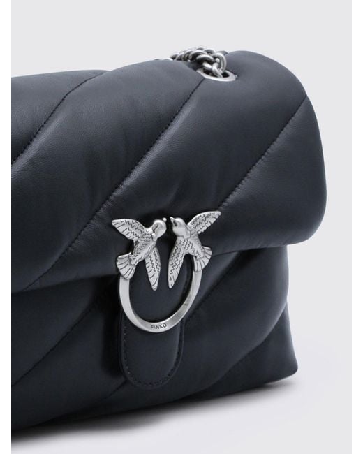 Pinko Black Love Bag Puff Classic Matelassé Nappa Bag