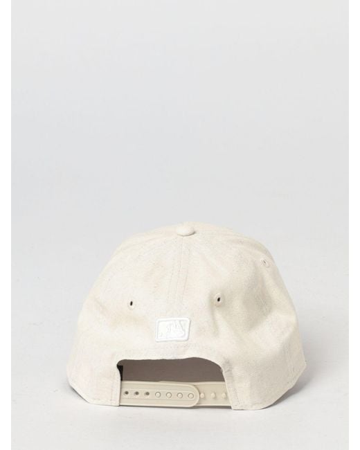 KTZ Natural 9Forty Ny Yankees Cotton Cap With Embroidered Logo for men