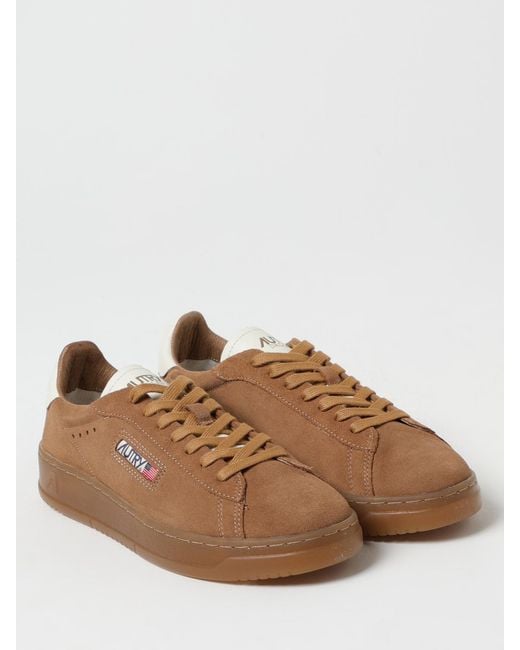 Autry Brown Dallas Suede Sneakers for men