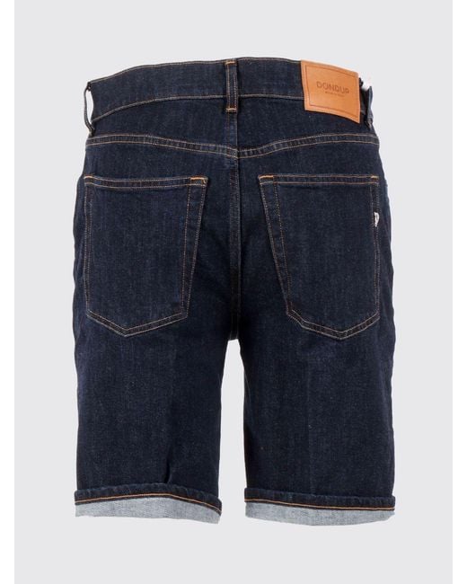 Dondup Blue Stretch Denim Shorts