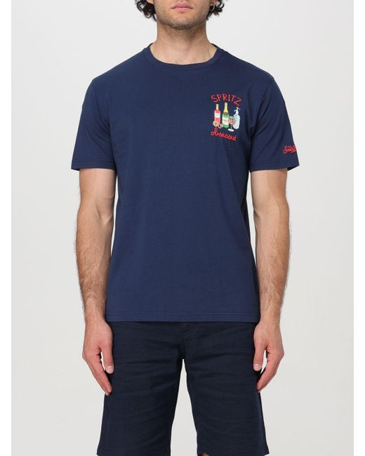 T-shirt Mc2 Saint Barth pour homme en coloris Blue