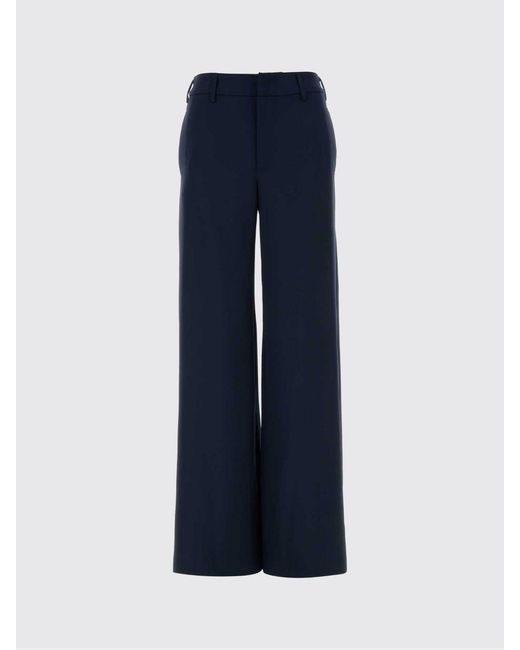 PT Torino Blue Lorenza Stretch Cady Trousers