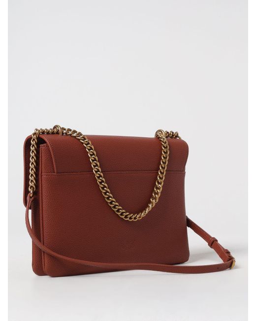Borsa A Tracolla Love Soft Big di Pinko in Brown