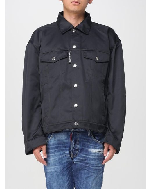 DSquared² Blue Buttoned Jacket for men