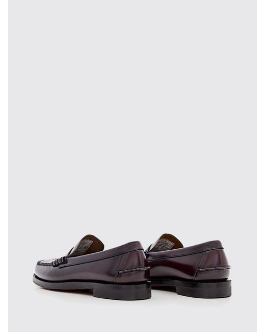 Sebago White Classic Dan Full-Grain Leather Loafers for men
