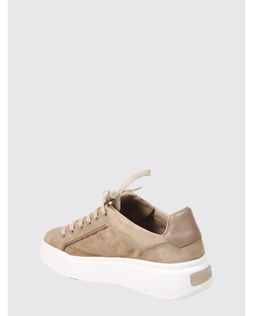 Max Mara Natural Suede Sneakers