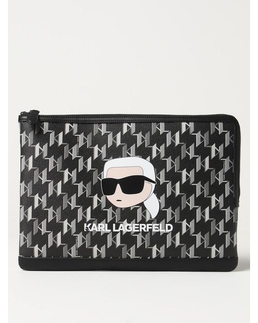 Karl Lagerfeld Black Clutch