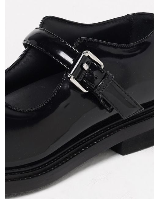 Moschino Couture White Brushed Leather Loafers for men