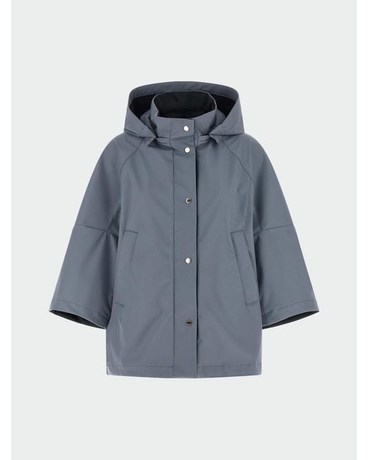 Moorer Gray Technical Fabric Jacket