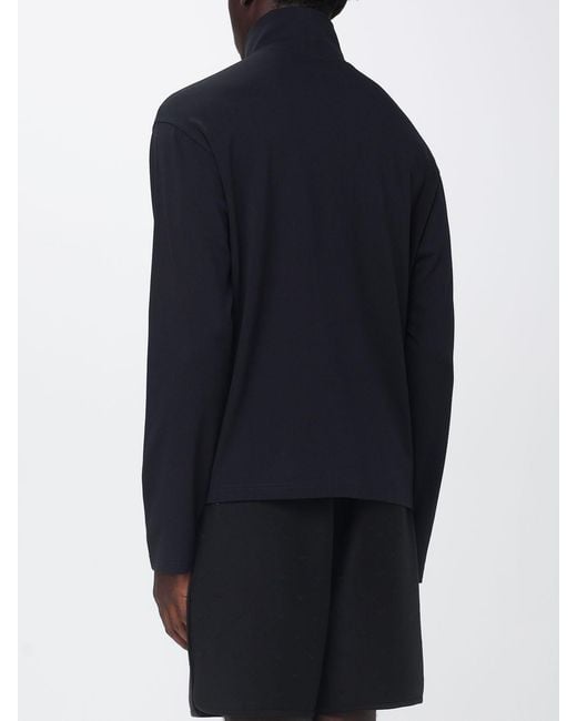 Emporio Armani Blue Jersey Knit Top for men