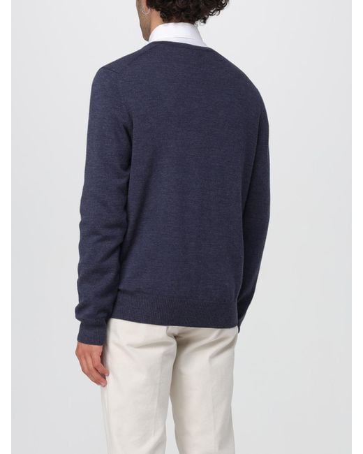 Pullover Basic di Fay in Blue da Uomo