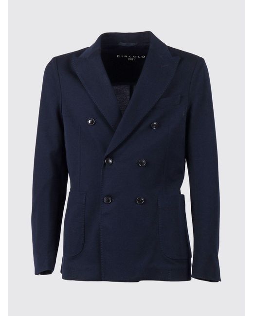 Circolo 1901 Blue Double Breasted Blazer for men