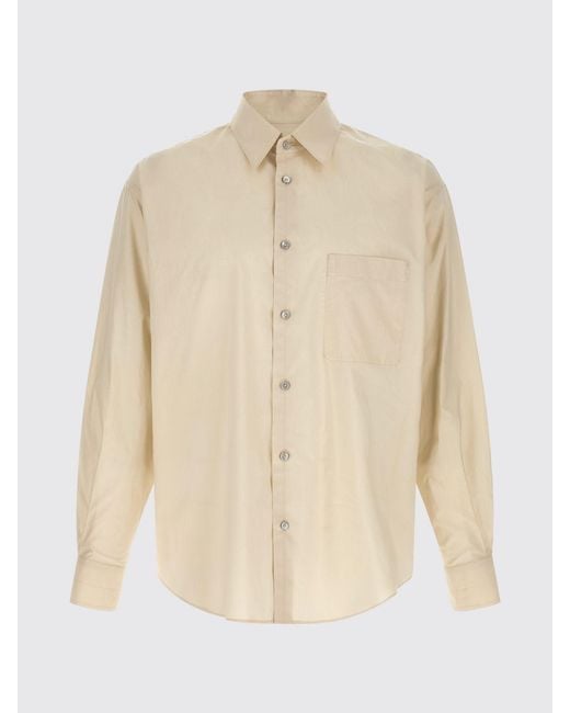 Lemaire Natural Cotton And Silk Shirt for men
