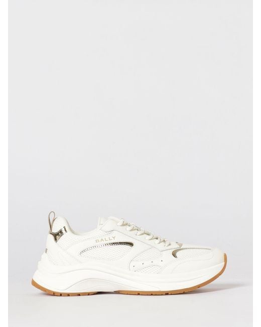 Bally Natural Leather And Polyester Sneakers