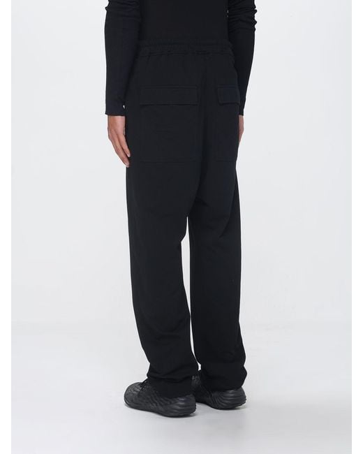 Thom Krom Black Cotton Drawstring Pants for men