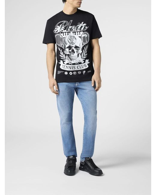 Philipp Plein Black T-Shirt for men