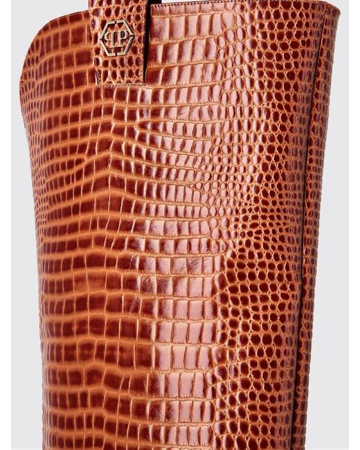 Philipp Plein Brown Boots