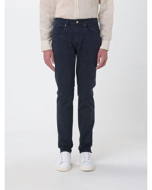 Jeckerson Blue John Slim Fit Trousers for men