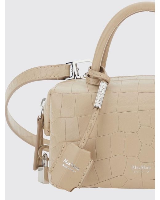 Borsa Holdall di Max Mara in Natural da Uomo