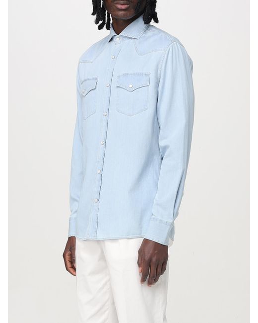 Brunello Cucinelli Hemd Herren in Blue für Herren