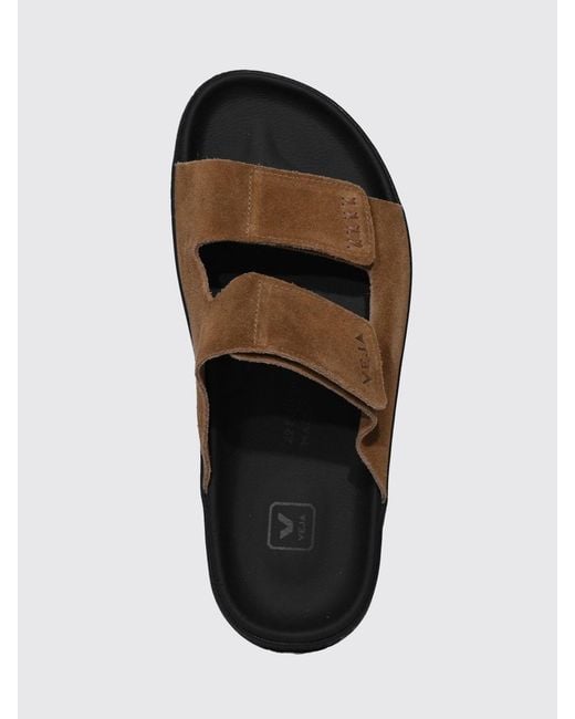 Veja White Etna Suede Sandals for men