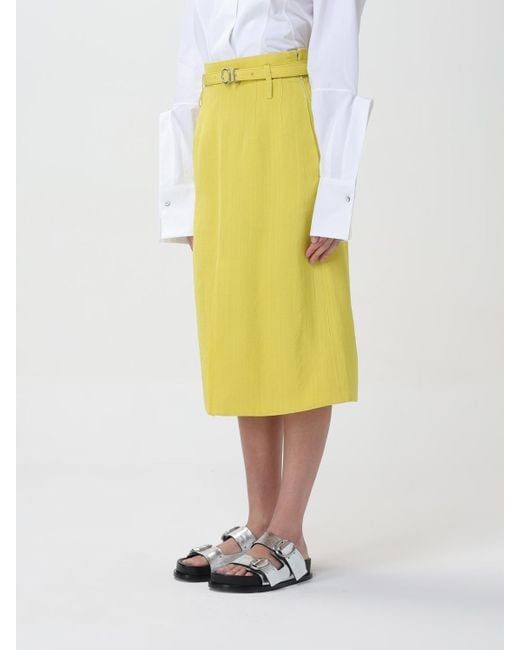 Jil Sander Yellow Skirt