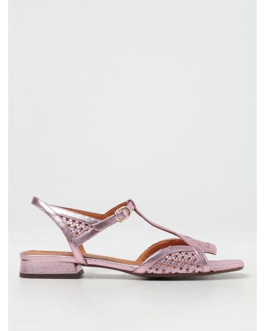 Chie Mihara Pink Heeled Sandals