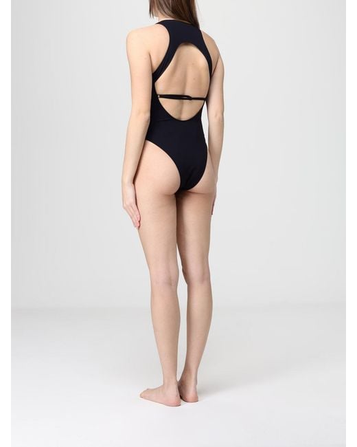 Our Legacy Blue Stretch Polyamide One-Piece Swimsuit