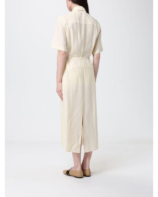 Tela Natural Linen Blend Chemisier Dress