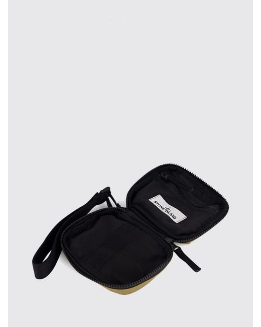 Stone Island Multicolor Ripstop Nylon Wallet With Compass Logo And Wrist Strap for men