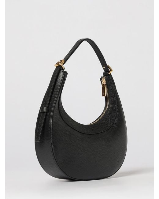 Coccinelle Black Whisper Mini Grained Leather Bag
