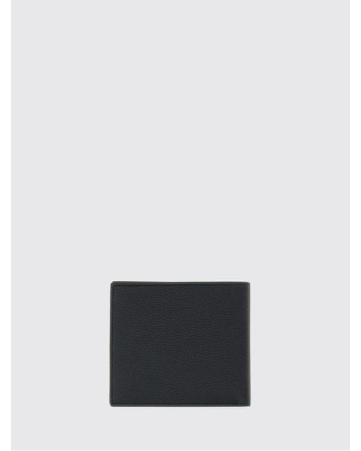 Thom Browne White 4-Bar Full-Grain Leather Bifold Wallet for men