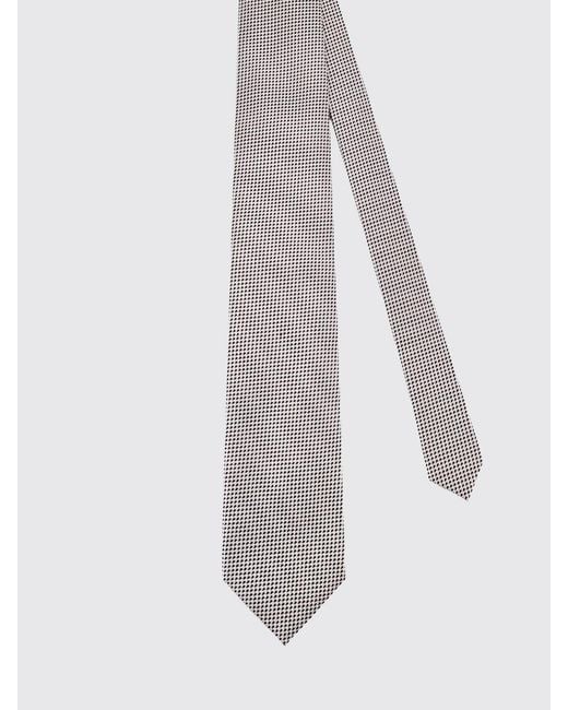 Tom Ford White Jacquard Silk Tie for men