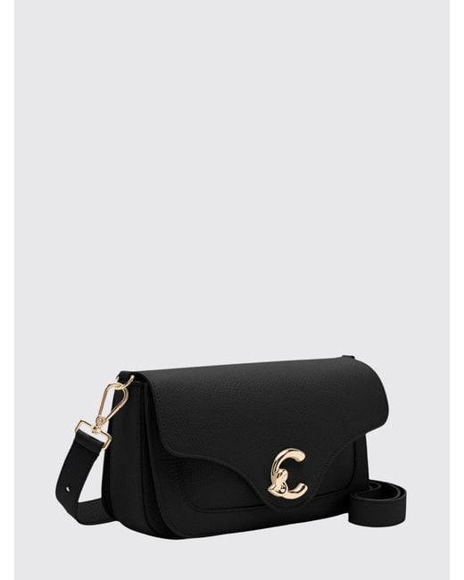 Coccinelle Black C-Me Grained Leather Bag