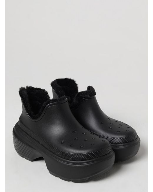 CROCSTM Black Stomp Bootie