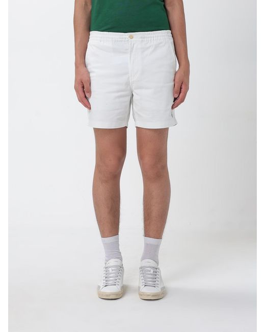 Polo Ralph Lauren Blue Stretch Cotton Shorts for men