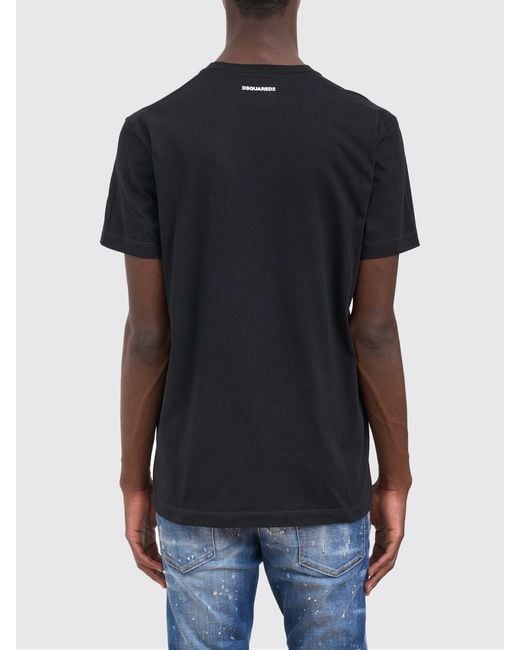 Camiseta Hombre DSquared² de hombre de color Black