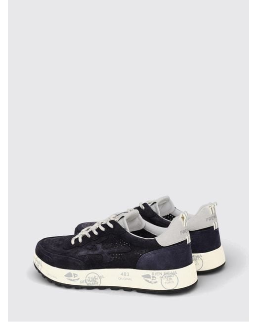 Premiata White Nous Sneakers for men