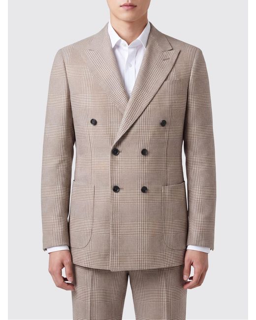 Sartorio Napoli Gray Jacket for men