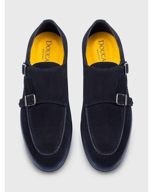 Monk Strap di Doucal's in Blue da Uomo