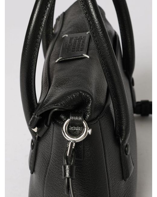 Maison Margiela Black 5Ac East West Grained Leather Bag