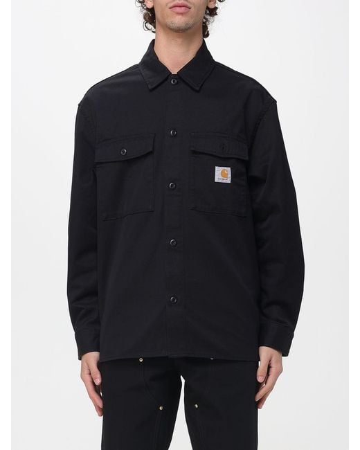 Carhartt Blue Kelly Cotton Overshirt for men
