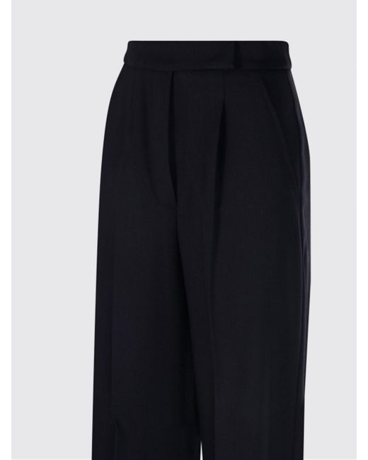 Max Mara Black Virgin Wool Trousers