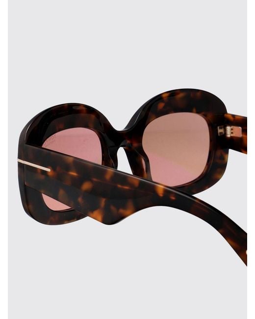 Tom Ford Brown Ft1219 Carmen Acetate Sunglasses